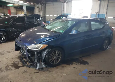 2018 Hyundai Elantra Sel from USA, damaged, VIN 5NPD84LF7JH244251
